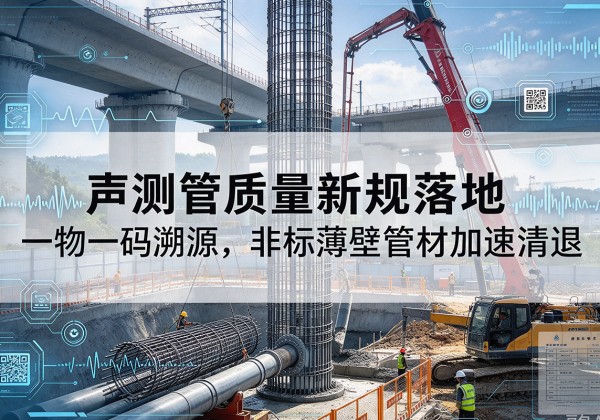 馆陶声测管质量新规落地，一物一码溯源，非标薄壁管材加速清退